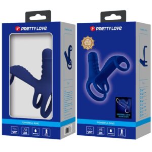 PRETTY LOVE - ANELLO VIBRANTE ELISH CON ESTENSIONE BLU - immagine 8