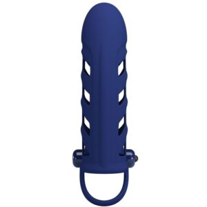 PRETTY LOVE - ALTAF ANELLO VIBRATORE CON GUAINA IN SILICONE BLU - immagine 5