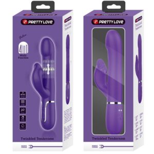 PRETTY LOVE - ZALIN PERLE VIBRATORE CONIGLIO 4 EN 1 VIOLA - immagine 11