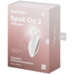 SATISFYER - SPOT ON 2 VIBRATORE LAY-ON BIANCO - immagine 5