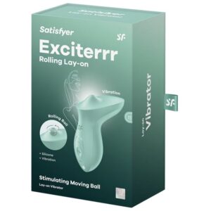 SATISFYER - VIBRATORE EXCITERRR DA APPOGGIO CLITORIDE MENTA - immagine 5