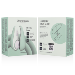 WOMANIZER - LIBERTY 2 ESTIMULADOR & SUCCIONADOR CLITORIS VERDE CLARO - immagine 7