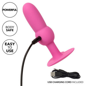 CALEXOTICS - FIRST TIME PLUG ANALE SONDA PERLINE 10 VIBRAZIONI ROSA - immagine 8