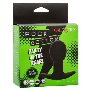 CALEXOTICS - ROCK BOTTOM ANAL PLUG 10 VIBRAZIONI SILICONE NERO - immagine 10