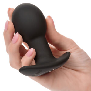 CALEXOTICS - ROCK BOTTOM ANAL PLUG 10 VIBRAZIONI SILICONE NERO - immagine 6