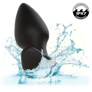 CALEXOTICS - ROCK BOTTOM PERFECT ANAL PLUG 10 VIBRAZIONI SILICONE NERO - immagine 9