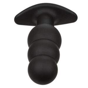 CALEXOTICS - ROCK BOTTOM PERLINE TAPPO ANALE 10 VIBRAZIONI SILICONE NERO - immagine 5