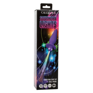 CALEXOTICS - SOUTHERN LIGHTS LIGHT UP PLUG ANALE 10 VIBRAZIONI SILICONE VIOLA - immagine 8