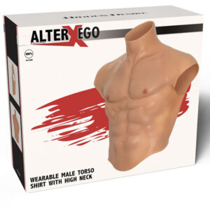 DESIDERIO NASCOSTO - MAGLIETTA ALTER EGO IN SILICONE CON TORSO MASCHILE E ADDOMINALI IN CARNE - immagine 6