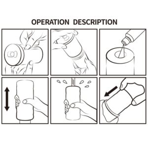 PRETTY LOVE - MASTURBATORE MASCHILE CAN MODELLO 1 - immagine 8