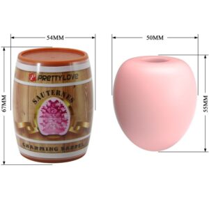 PRETTY LOVE - MASTURBATORE MASCHILE UOVO MODELLO ROSA 2 - immagine 7