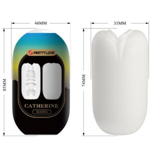 PRETTY LOVE - MASTURBATORE MASCHILE BIANCO MASHA - immagine 6