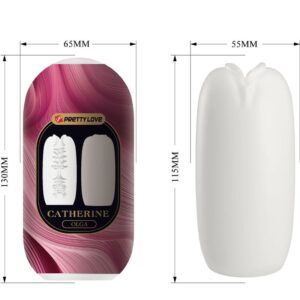 PRETTY LOVE - OLGA MASTURBATORE MASCHILE BIANCO - immagine 5