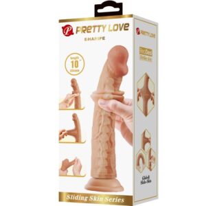 PRETTY LOVE - SHARIFE DILDO REALISTICO 25 CM CARNE - immagine 6