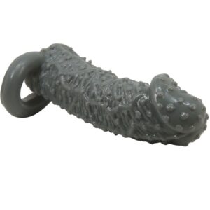 PRETTY LOVE - MODELLO REALISTICO DI INGRANDIMENTO E MANICA DI RITARDO PER IL PENE 2 GRIGIO - immagine 5