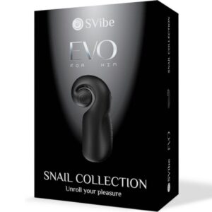 SNAIL VIBE - EVO PER LUI MASTURBATORE MASCHILE SLIDE NROLL NERO - immagine 7