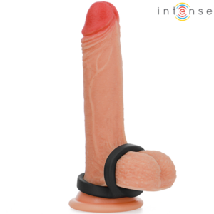 INTENSE - BOBBY DOPPIO ANELLO PER PENE IN SILICONE NERO - immagine 2