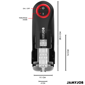 JAMYJOB - MASTURBATORE VAGINALE AUTOMATICO A GRAVITÀ 5 MODALITÀ DI ASPIRAZIONE - immagine 3