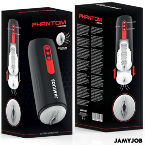 JAMYJOB - MASTURBATORE VAGINALE AUTOMATICO PHANTOM 5 MODALITÀ DI ASPIRAZIONE E SPINTA - immagine 7