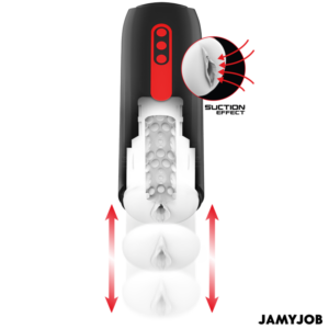 JAMYJOB - MASTURBATORE VAGINALE AUTOMATICO PHANTOM 5 MODALITÀ DI ASPIRAZIONE E SPINTA - immagine 3