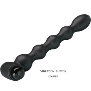 PRETTY LOVE - LYNN SILICONE ANAL PLUG 10 VIBRAZIONI NERO - immagine 5
