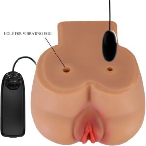 CRAZY BULL - VIBRATORE KYLIE ASS CON VAGINA E ANO REALISTICI E TELECOMANDO - immagine 8