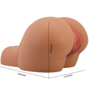 CRAZY BULL - VIBRATORE KYLIE ASS CON VAGINA E ANO REALISTICI E TELECOMANDO - immagine 7