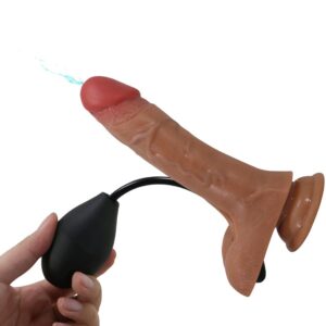 PRETTY LOVE - SLIP UNIVERSALE CON DILDO VIBRANTE E SQUIRTING 15,5 CM MULATO - immagine 5