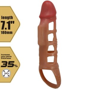 PRETTY LOVE - PRESTON VIBRANTE GUAINA PER PENE 18 CM - immagine 7
