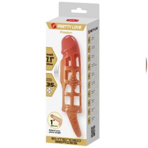PRETTY LOVE - PRESTON VIBRANTE GUAINA PER PENE 18 CM - immagine 9
