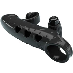 ROMANCE - GUAINA PER PENE VIBRANTE NERA - immagine 4