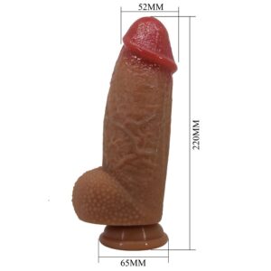 PRETTY LOVE - ACHILLE DILDO ULTRA REALISTICO 22 CM - immagine 6