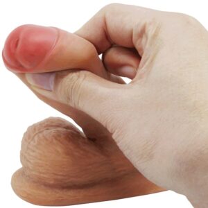 PRETTY LOVE - WARNELL DILDO ULTRA REALISTICO ED ELASTICO 9,5 CM MULATO - immagine 6