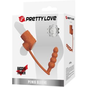 PRETTY LOVE - GUAINA PER PENE CON TAPPO ANALE NATURALE - immagine 7