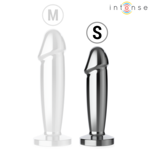 INTENSE - ANAL PLUG 10 VIBRAZIONI DILDO METALLO CON TELECOMANDO S - immagine 6
