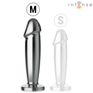 INTENSE - ANAL PLUG 10 VIBRAZIONI DILDO METALLO CON TELECOMANDO M - immagine 6