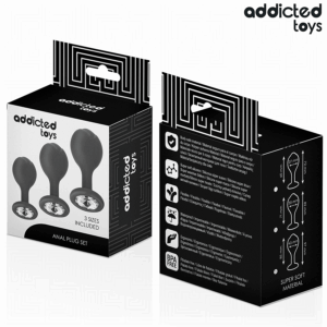ADDICTED TOYS - SET DI 3 TAPPI ANALI CON GIOIELLO - immagine 7