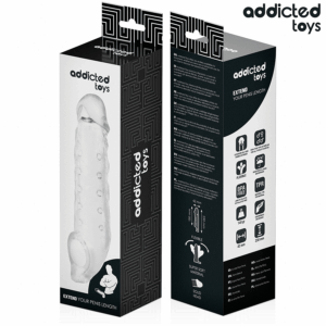 ADDICTED TOYS - GUAINA PER PENE TRASPARENTE TAGLIA M 27 CM - immagine 7