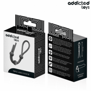 ADDICTED TOYS - CORDA IN SILICONE PER IL PENE A TRIPLO ANELLO - immagine 7