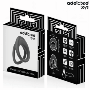 ADDICTED TOYS - ANELLO PER PENE A DOPPIA TEXTURE - immagine 6