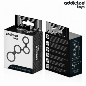 ADDICTED TOYS - ANELLO PER PENE CON DIVISORI PER TESTICOLI - immagine 7