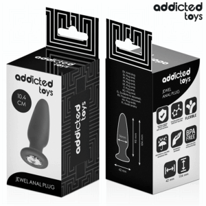 ADDICTED TOYS - PLUG ANALE CON GIOIELLO TAGLIA M 10,4 CM - immagine 6