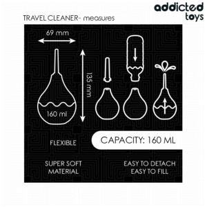 ADDICTED TOYS - DETERGENTE ANALE DA VIAGGIO TAGLIA M 160 ML - immagine 5
