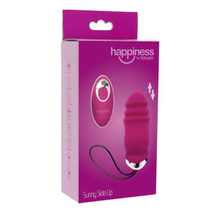 TOYJOY - VIBRATORE FUCSIA HAPPINESS SUNN SIDE UP AND DOWN CON TELECOMANDO - immagine 7