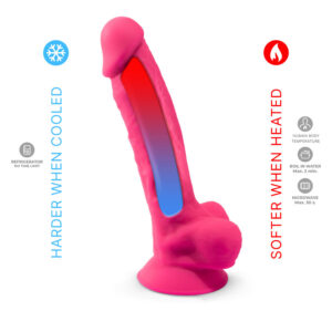 SILEXD - MODELLO PENE REALISTICO 18 VIBRAZIONE ROSA + TELECOMANDO LRS - immagine 6