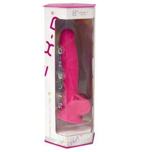 SILEXD - MODELLO PENE REALISTICO 18 VIBRAZIONE ROSA + TELECOMANDO LRS - immagine 7