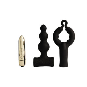 ROCKS-OFF - PETITE SENSATIONS BUBBLES PLUG ANALE VIBRATORE NERO - immagine 5