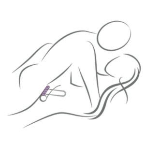 ROCKS-OFF - ANELLO MASTURBATORE TWIST IN SILICONE NERO - immagine 6