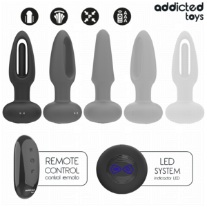 ADDICTED TOYS - PLUG ANALE CON LINGUA VIBRANTE E TELECOMANDO - immagine 5