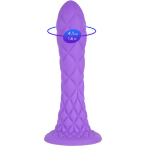 SILEXD - DREAMY DILDO FANTASY SILICONA LIQUIDA TERMOREACTIVO VIOLETA 18.5 CM - immagine 7